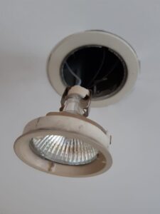 extra-low-voltage halogen downlight